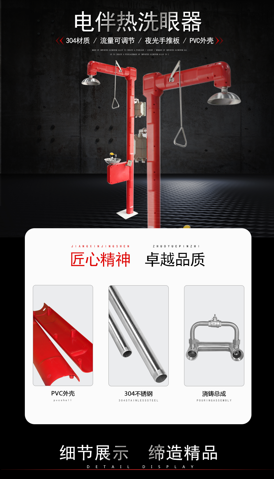 電伴熱洗眼器